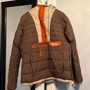 Columbia pullover coat jacket color block
